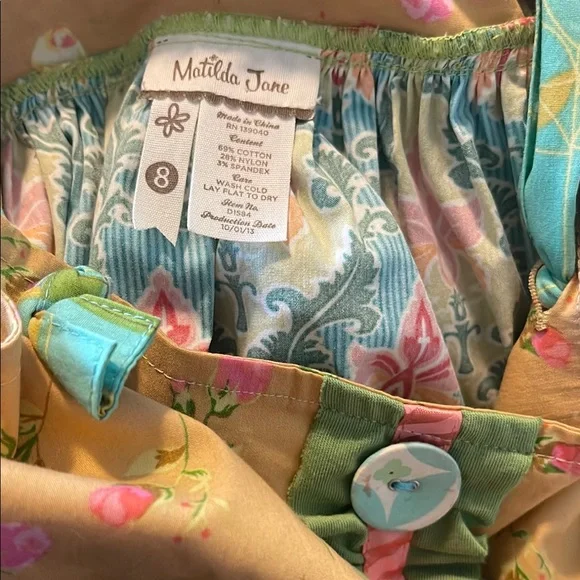 Matilda Jane Colorful Floral Layered Dress - Picture 9 of 9